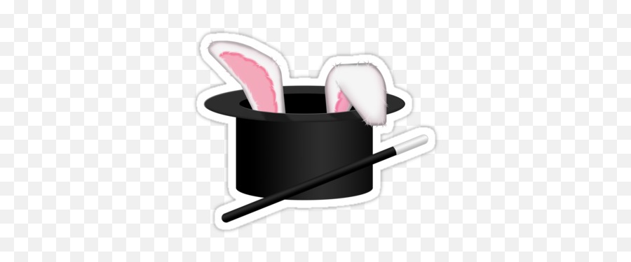 Royalty - Bunny In Hat Clipart Emoji,Magic Clipart