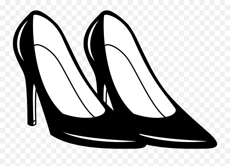 Vector High Heel Shoe Clipart - High Heel Clip Art Shoes Emoji,High Heel Clipart