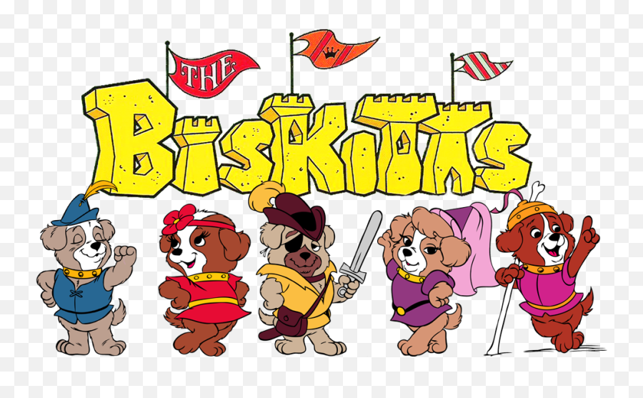 School Cartoons Nursery Rhymes Songs - Biskitts Characters Bump Emoji,Hanna Barbera Logo