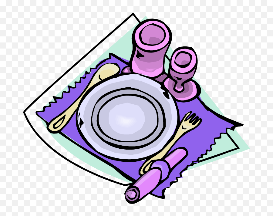 Table Clipart - Table Setting Clipart Emoji,Table Clipart