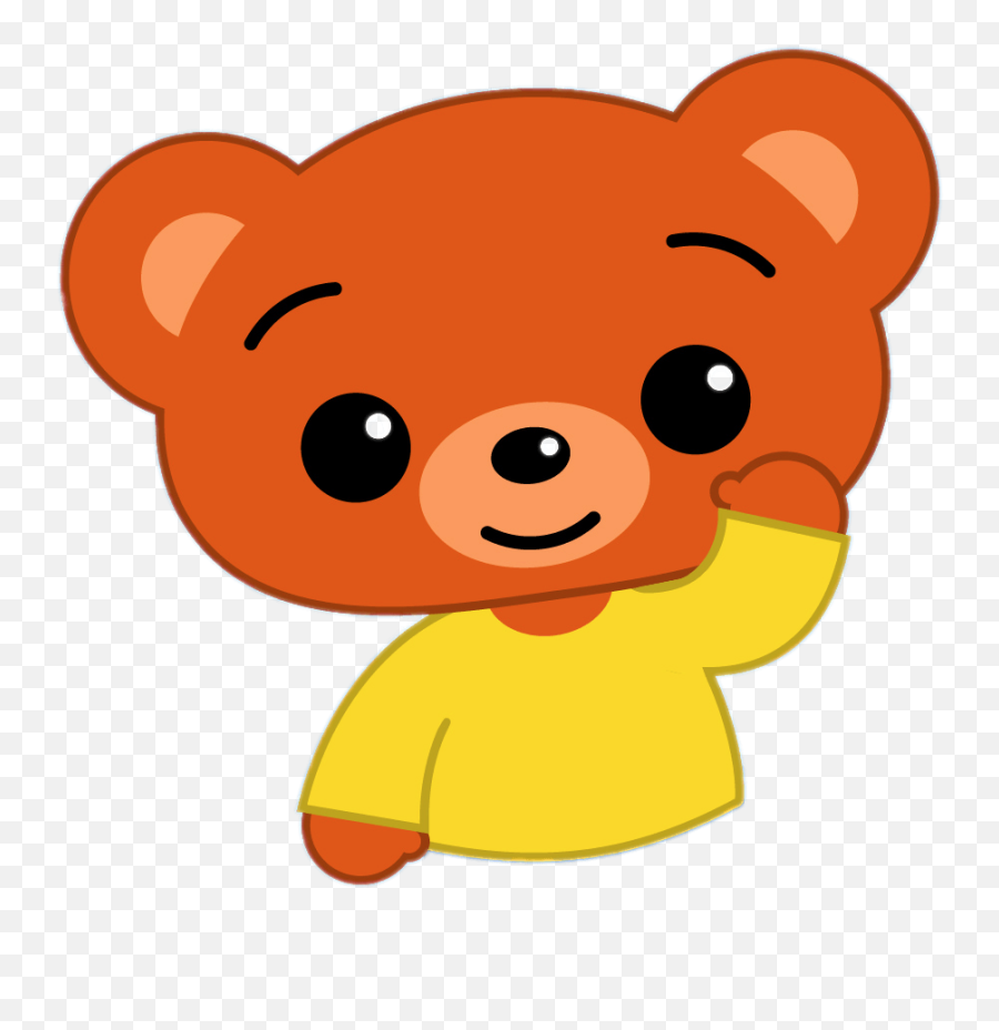 Bear Waving - Bam Plim Plim Png Emoji,Bam Png