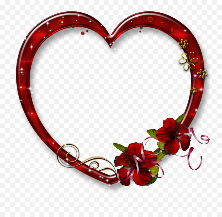 Dil Photo Frame Png Free Download - Wedding Heart Frame Png Emoji,Heart Border Png