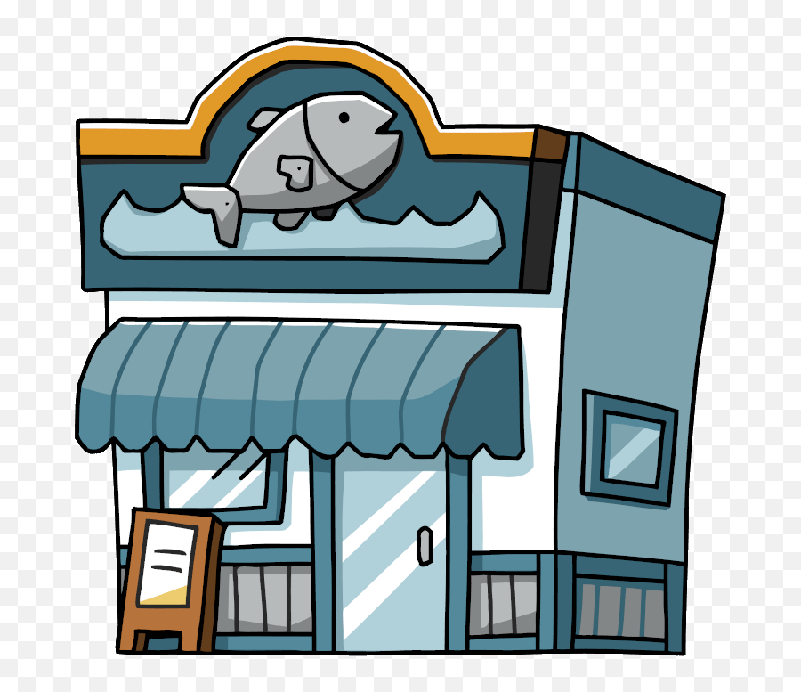 Fish Market Clip Art Png Image With No - Fish Market Clipart Png Emoji,Market Clipart