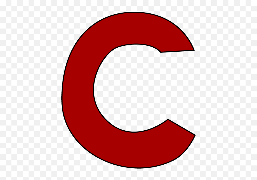 Red Letter C Clipart - Warren Street Tube Station Emoji,C Clipart