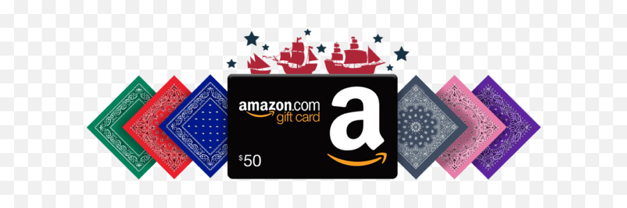 Download Win A Bandana Package And An Amazon Gift Card Enter - Amazon Gift Card Emoji,Amazon Gift Card Png