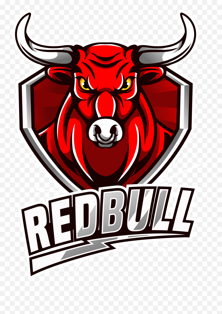 Red Bull Sport Mascot Logo Design By - Red Bull Mascot Logo Emoji,Ox Logo