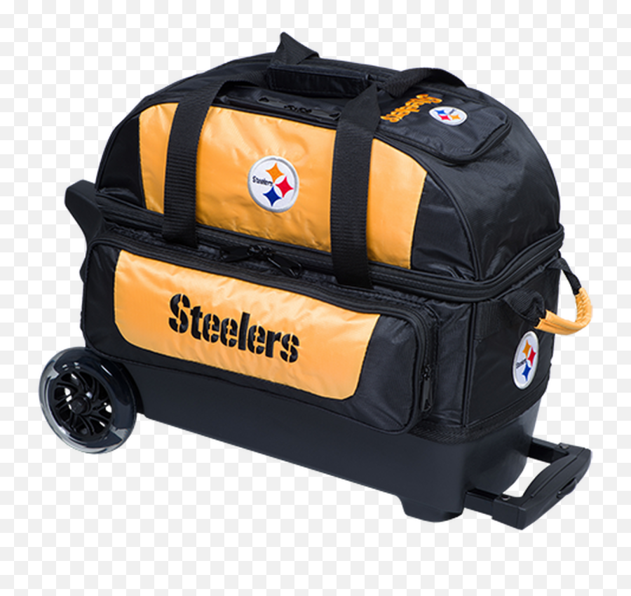 Kr Strikeforce Nfl Pittsburgh Steelers 2 Ball Roller Bowling Bag - Steelers Bowling Bag Emoji,Pittsburgh Steelers Logo Png