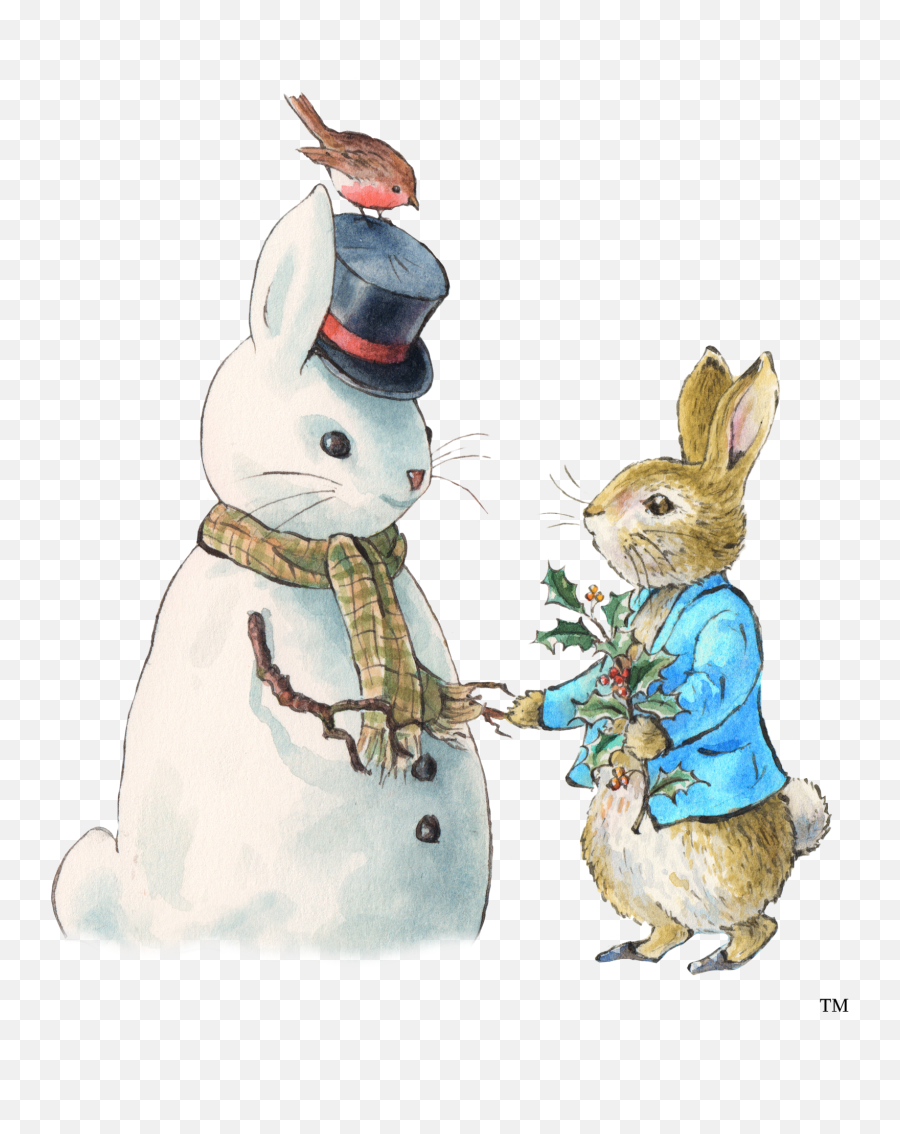 Festive Cheer From Peter Rabbit - Peter Rabbit In Snow Emoji,Peter Rabbit Png