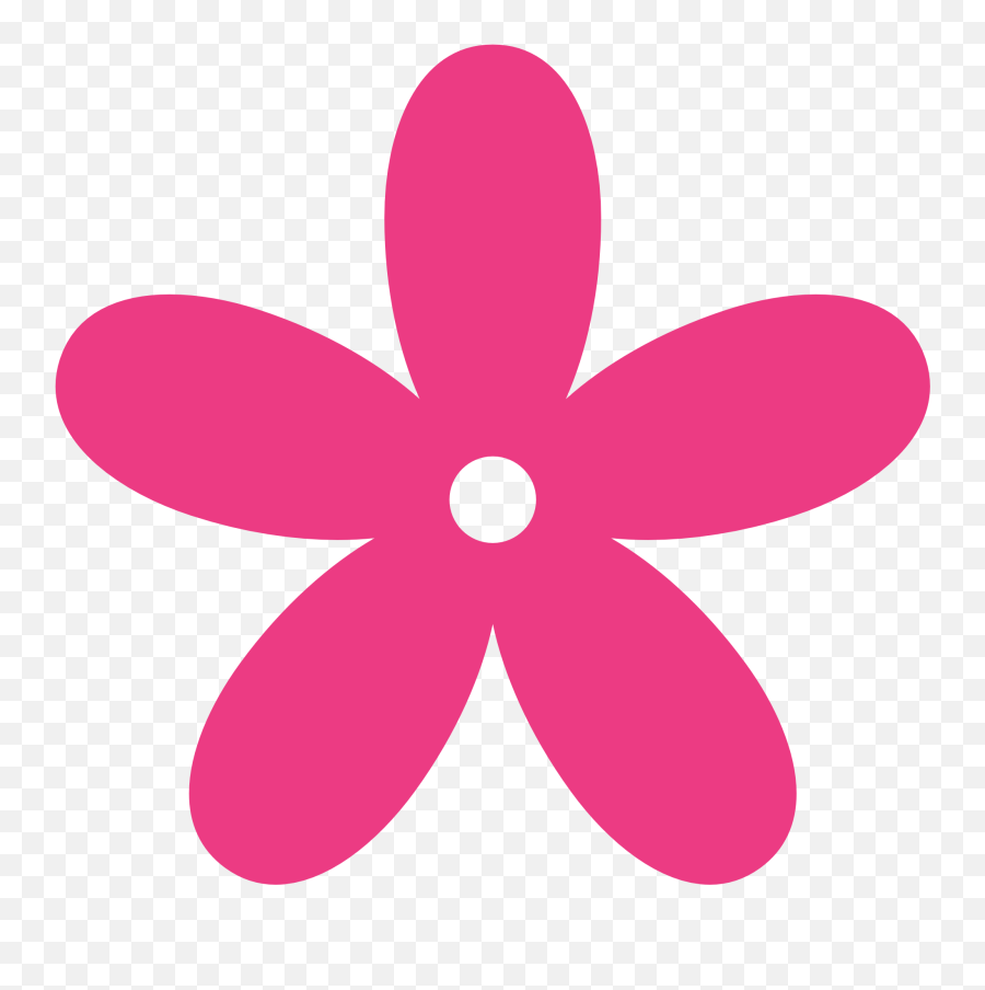 Simple Pink Cliparts Png Images - Pink Flower Clip Art Emoji,Simple Clipart