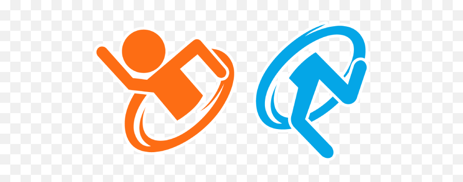 Portal 2 Cursor - Portal 2 Logo Emoji,Portal Logo