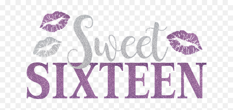 Sweet 16 Png Png Image With No - Kiss Mouth Emoji,Sweet 16 Png