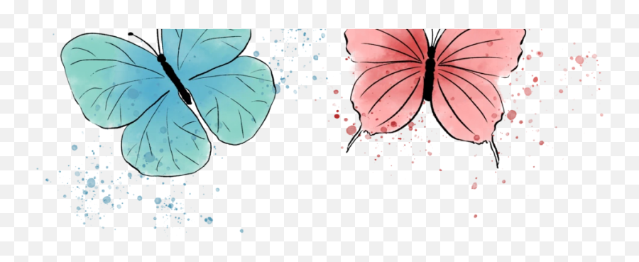 Watercolor Exquisite Butterfly Png Collection Png Images Emoji,Watercolor Butterfly Png