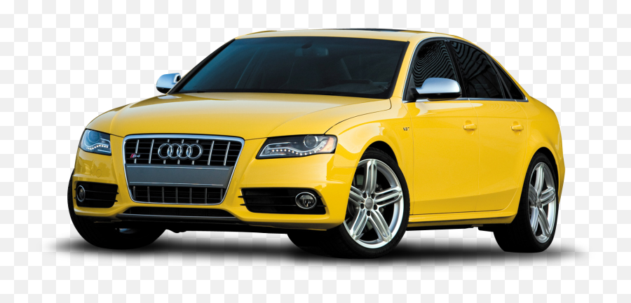 Yellow Car Png Download Free Clip Art - Audi Car Png Hd Emoji,Car Png