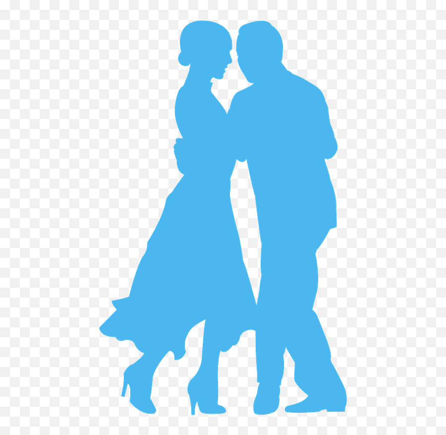 Tango Dancers Silhouette - Free Vector Silhouettes Creazilla Emoji,Square Dance Clipart