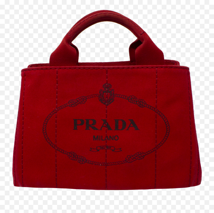 Prada Rosso Canapa Logo Garde Emoji,Handbag Logo