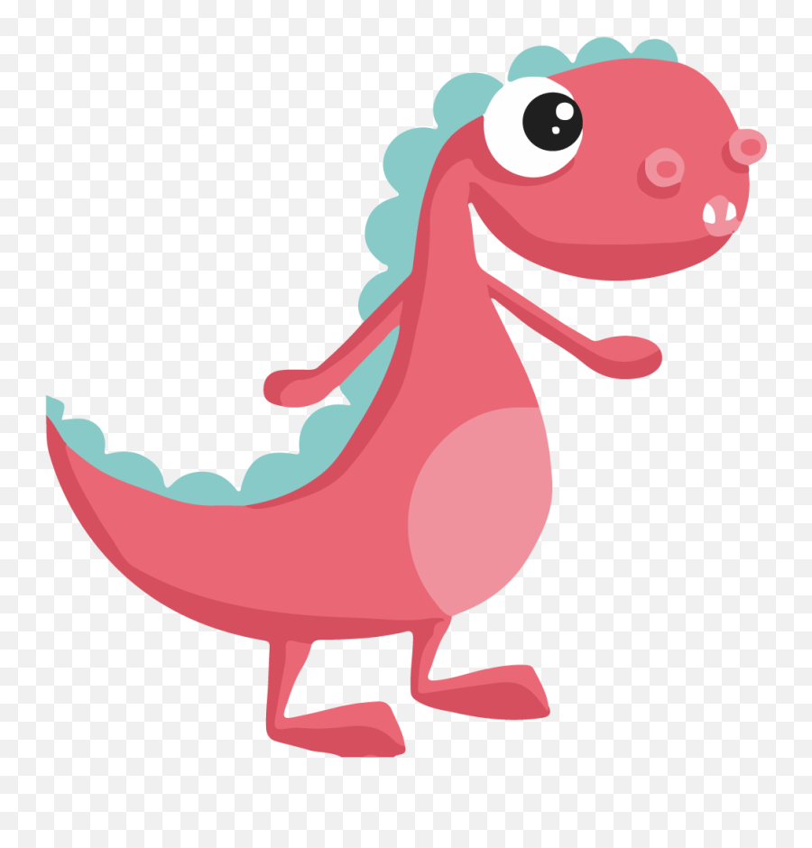 Pink Dinosaur With Googly Eyes Children Sticker - Tenstickers Emoji,Googly Eyes Clipart