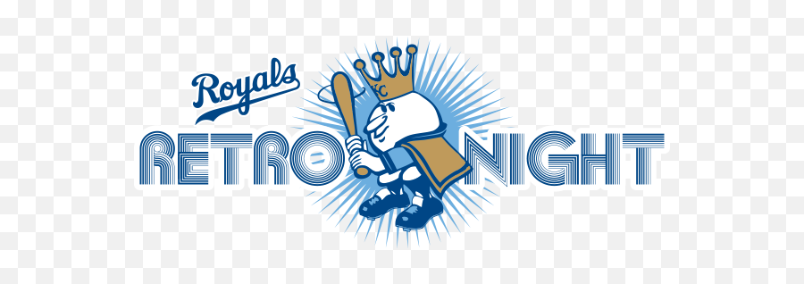 Retro Night Logo - Royals Emoji,Royals Logo