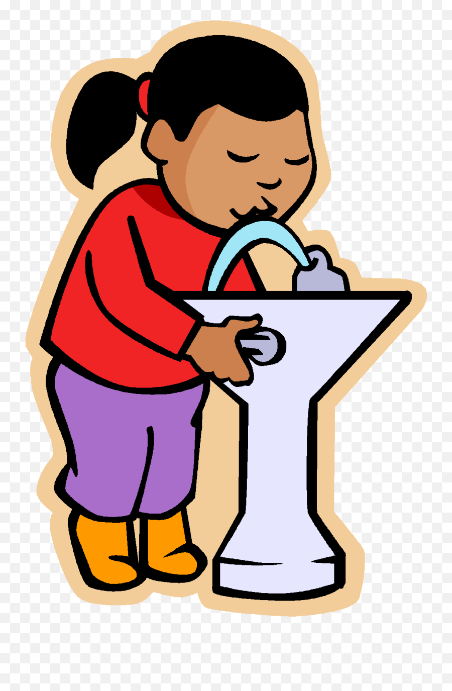 Drink Water Fountain Clipart - Drinking Fountain Clipart Emoji,Drink Clipart