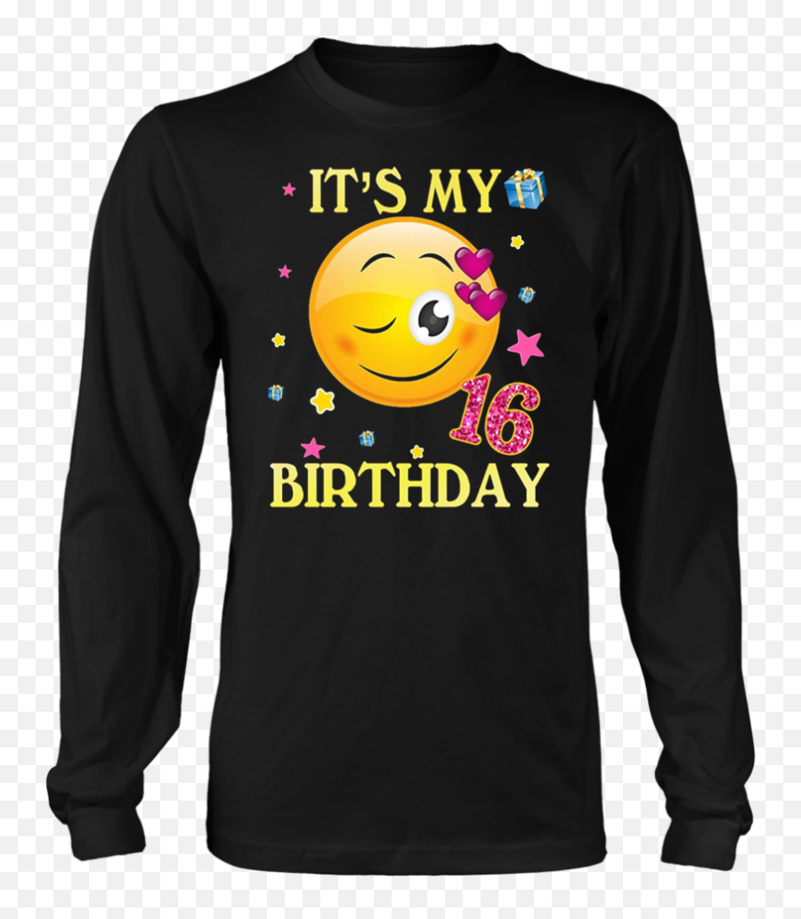 Download Hd Cute Emoji Shirt Itu0027s My Birthday - Limited California Vallejo Shirt,Gun Emoji Png
