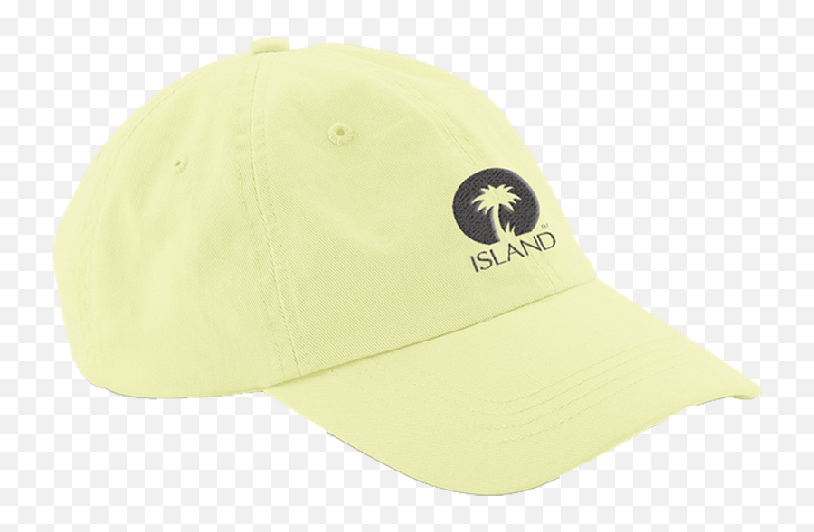 Yellow Island Logo Cap - Fashion Brand Emoji,Island Logo
