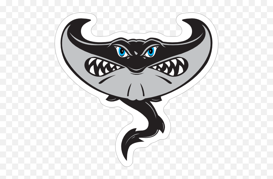 Stingray Mascot Sticker - Stingray Mascot Emoji,Stingray Clipart