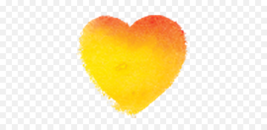 Free Watercolor Heart Cliparts - Orange Watercolor Heart Png Emoji,Watercolor Heart Png