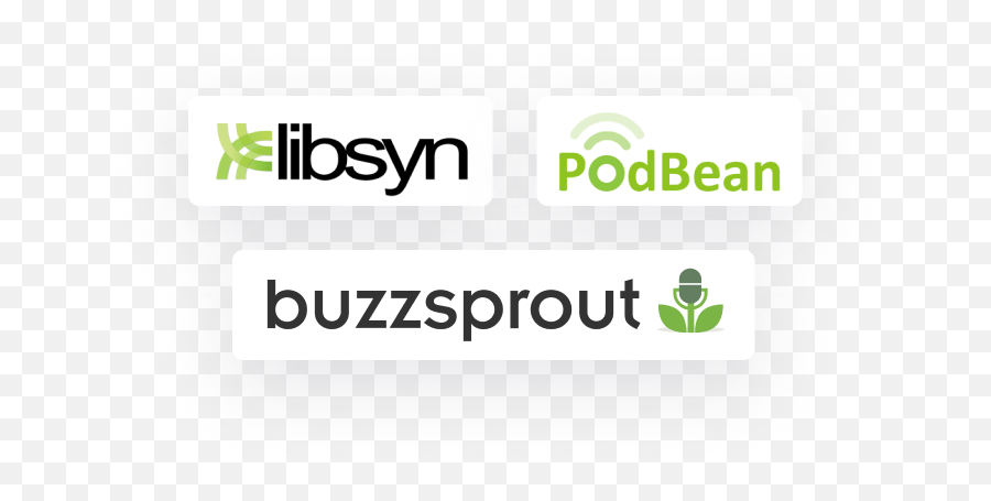 Integrations - Libsyn Emoji,Podbean Logo