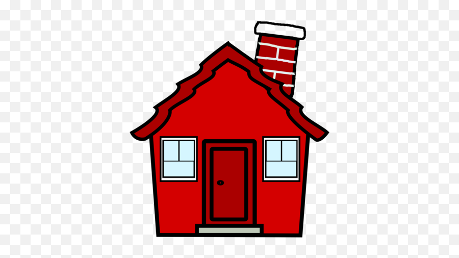 Clip Art House - Clipartix Cartoon Little Red House Emoji,Mansion Clipart