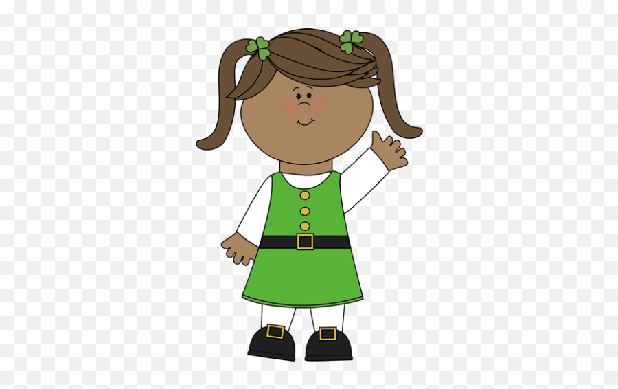 Grand St Patricks Day Clip Art Free - Transparent Girl Leprechaun Clipart Emoji,St Patricks Day Clipart
