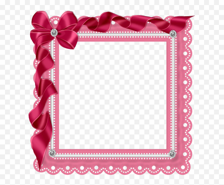 Square Pink Frame Png Transparent Png Mart - Frame Pink Border Png Emoji,Pink Transparent