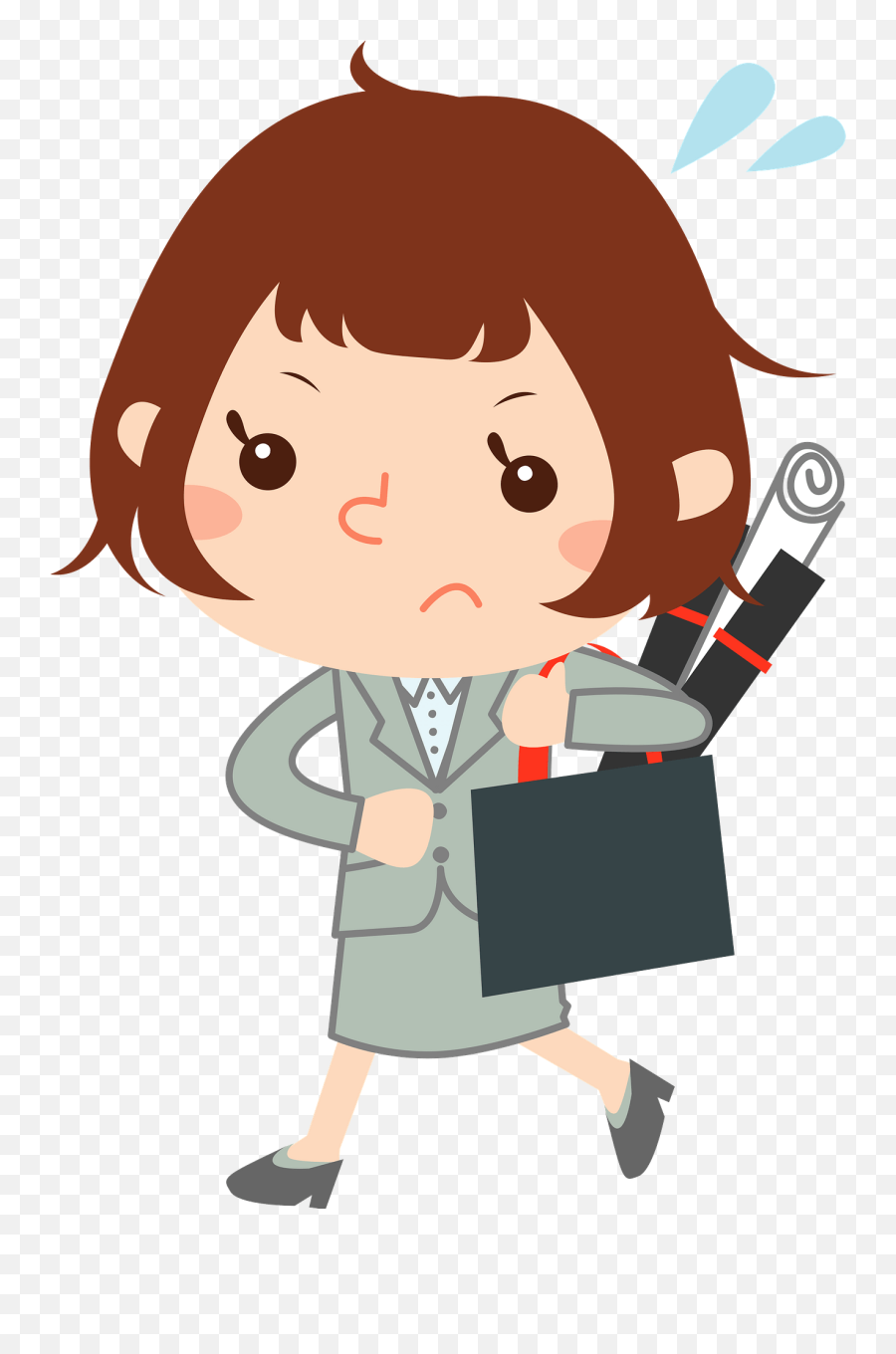 Businesswoman Work Clipart - Work Clipart Emoji,Work Clipart