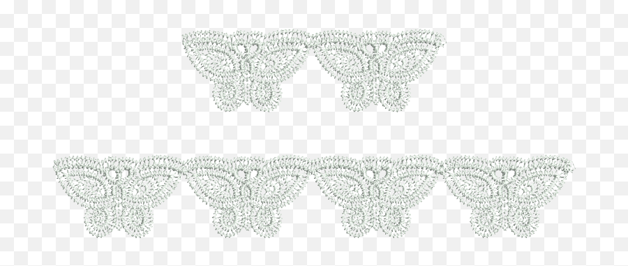 Lace Adiel Borders Embroidery Motif - 07 Just Lace By Sue Box Emoji,Lace Transparent Background