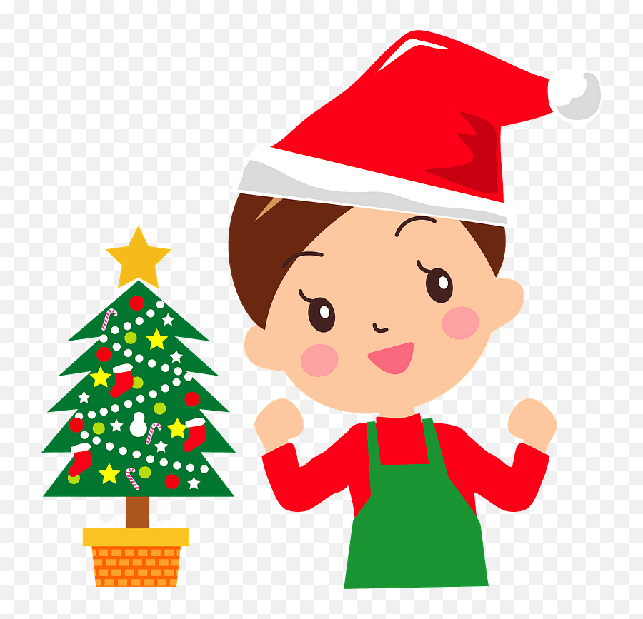 Christmas Tree And Mother Clipart Free Download Transparent Emoji,Christmas Trees Clipart Free