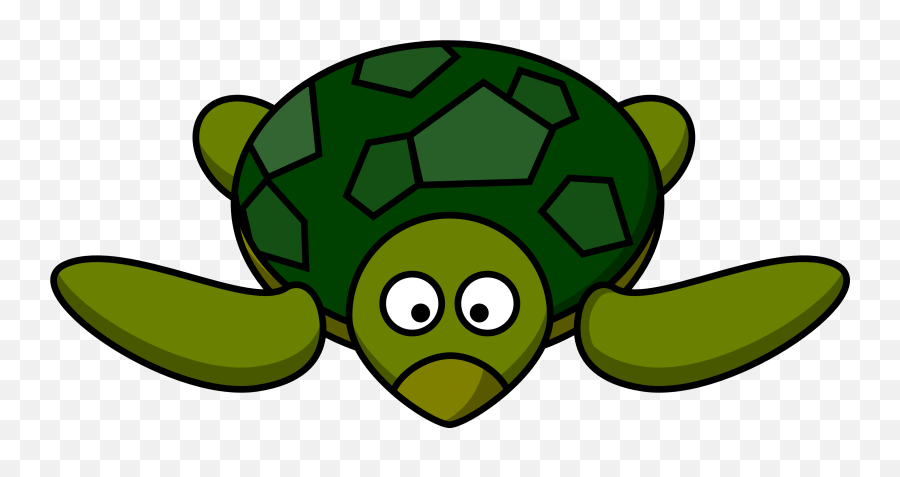 Swimming Sea Turtle Clipart The - Turtle Clipart No Background Emoji,Turtle Clipart