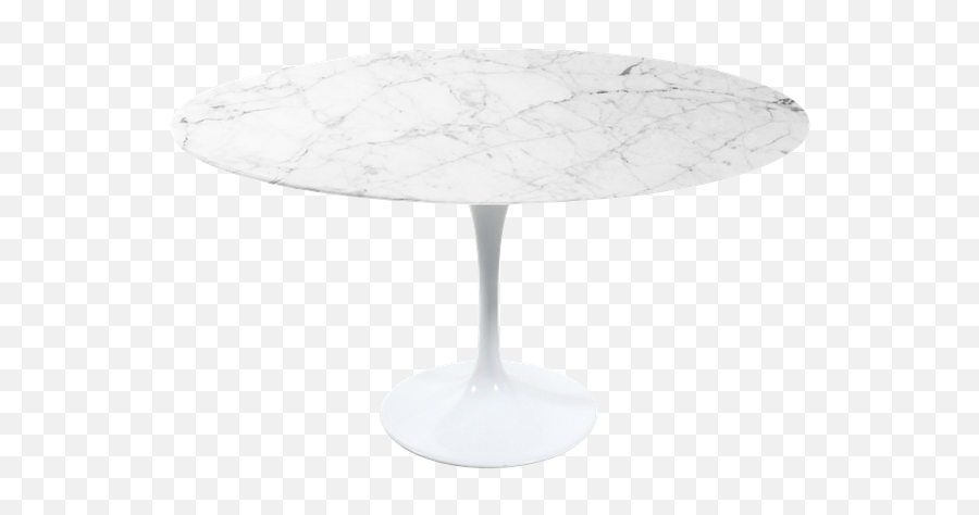 Tulip Table Round - Carrara Base Color White White Carrara Marble 52 Emoji,White Table Png