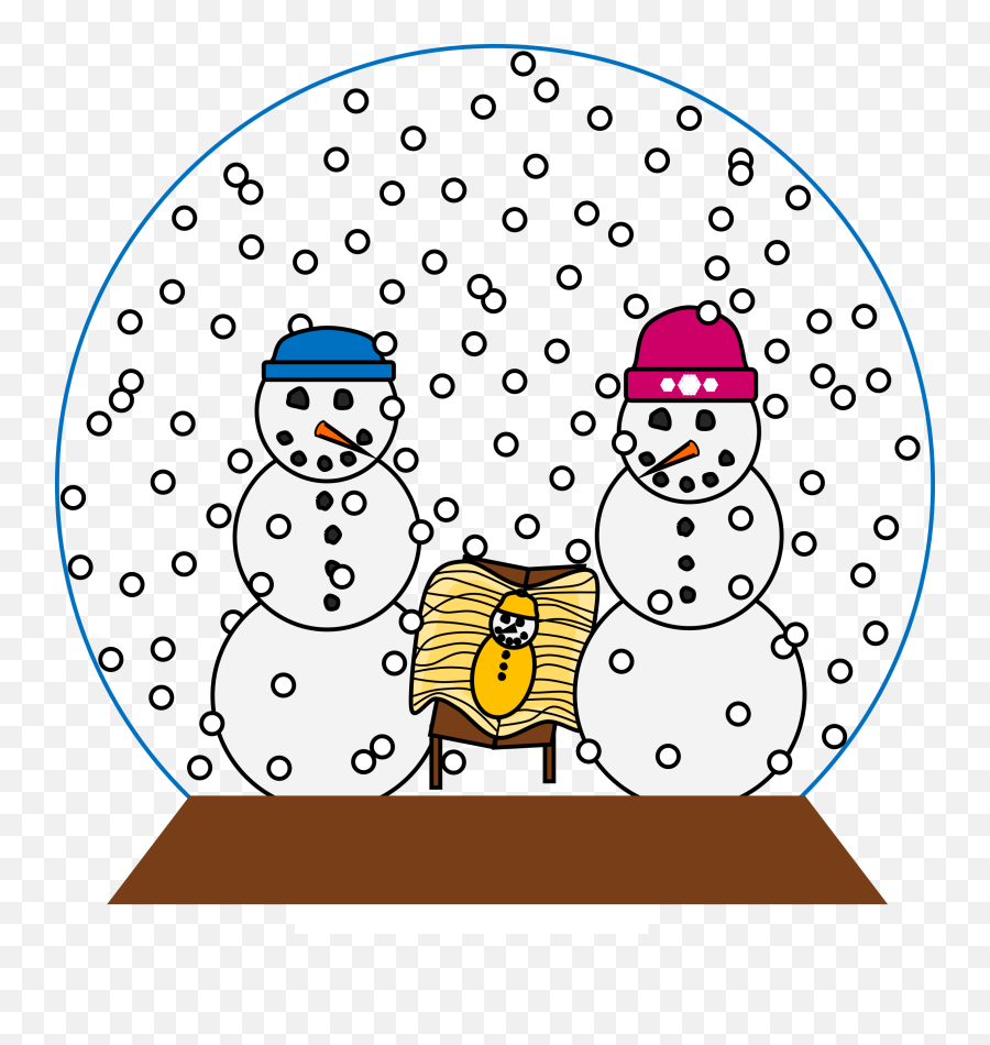 Openclipart - Clipping Culture December Clip Art Snow Emoji,Manger Clipart