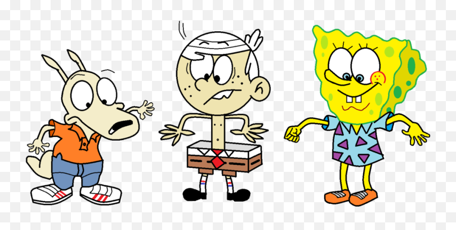 Clipart Houses Spongebobs Clipart - Rocko Lincoln Loud Spongebob Emoji,Spongebob Clipart