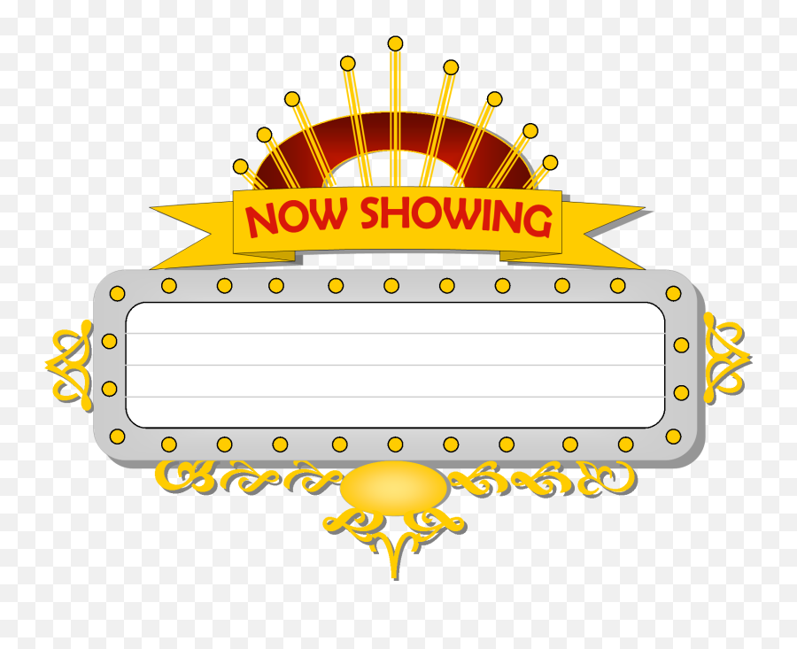 Movies Clipart Marquee Movies Marquee Transparent Free For - Marquee Clipart Emoji,Movies Clipart
