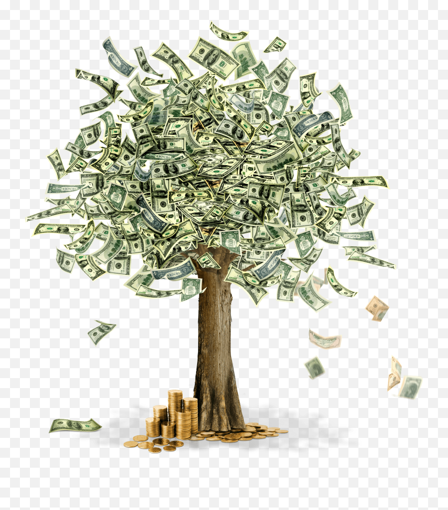Money Tree Transparent Png - Money On Tree Emoji,Money Transparent Background