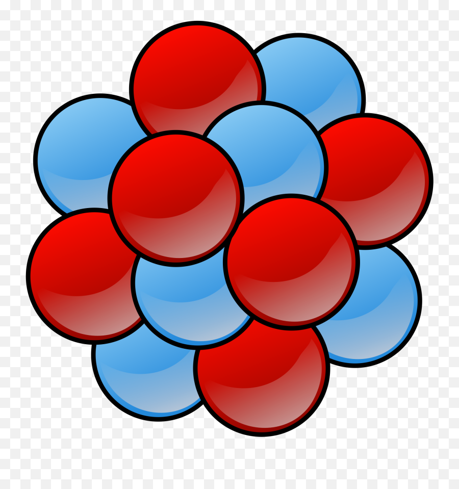 Nucleus Of An Atom Clipart Png Image - Atom Clipart Emoji,Atom Clipart