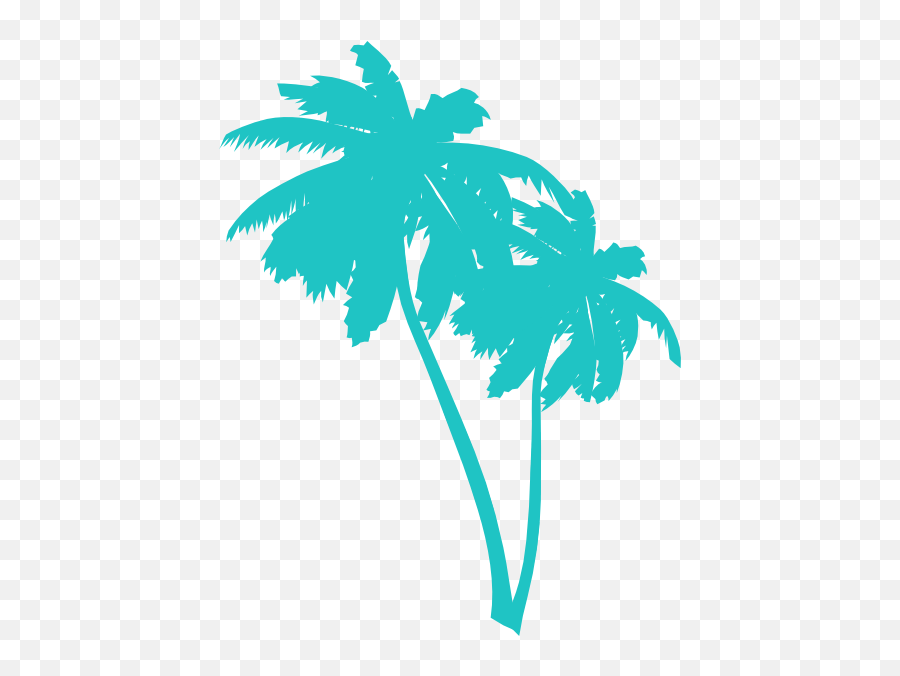 Download Palm Trees Clip Art - Purple Palm Tree Png Full Palm Tree Clip Art Emoji,Palm Tree Png