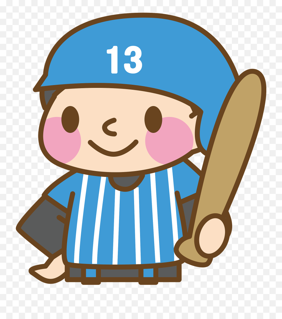Baseball Player Clipart Emoji,Baseball Player Clipart
