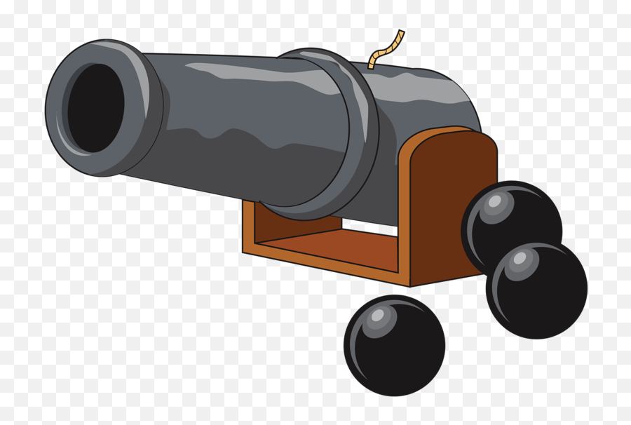 Cannon - Pirate Cannon Clipart Emoji,Cannon Clipart