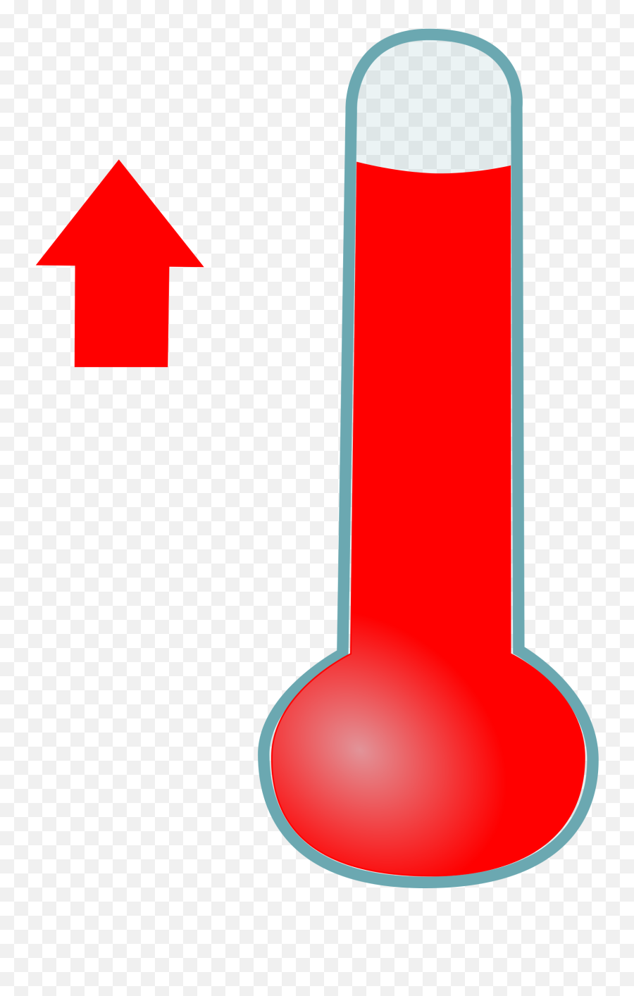 Clipart Thermometer Freezing Point - Temperature Up Emoji,Thermometer Clipart