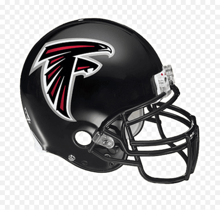 Atlanta Falcons Black Helmet - Falcons Helmet Png Emoji,Atlanta Falcons Logo