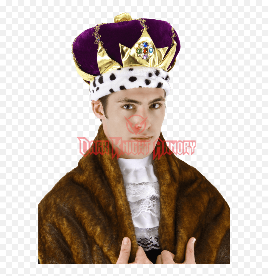 Download Purple Kings Crown - Crown Full Size Png Image King In A Crown Portrait Emoji,Kings Crown Png