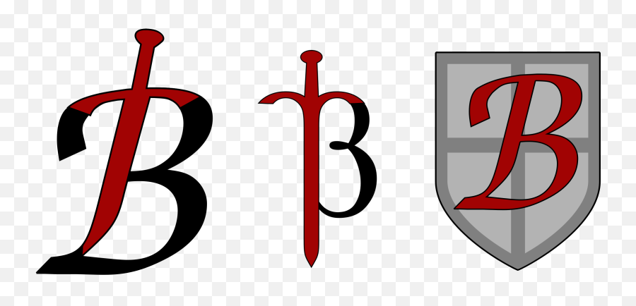 Big Letter B Logo - Logodix Sword And Letter B Emoji,B Logo