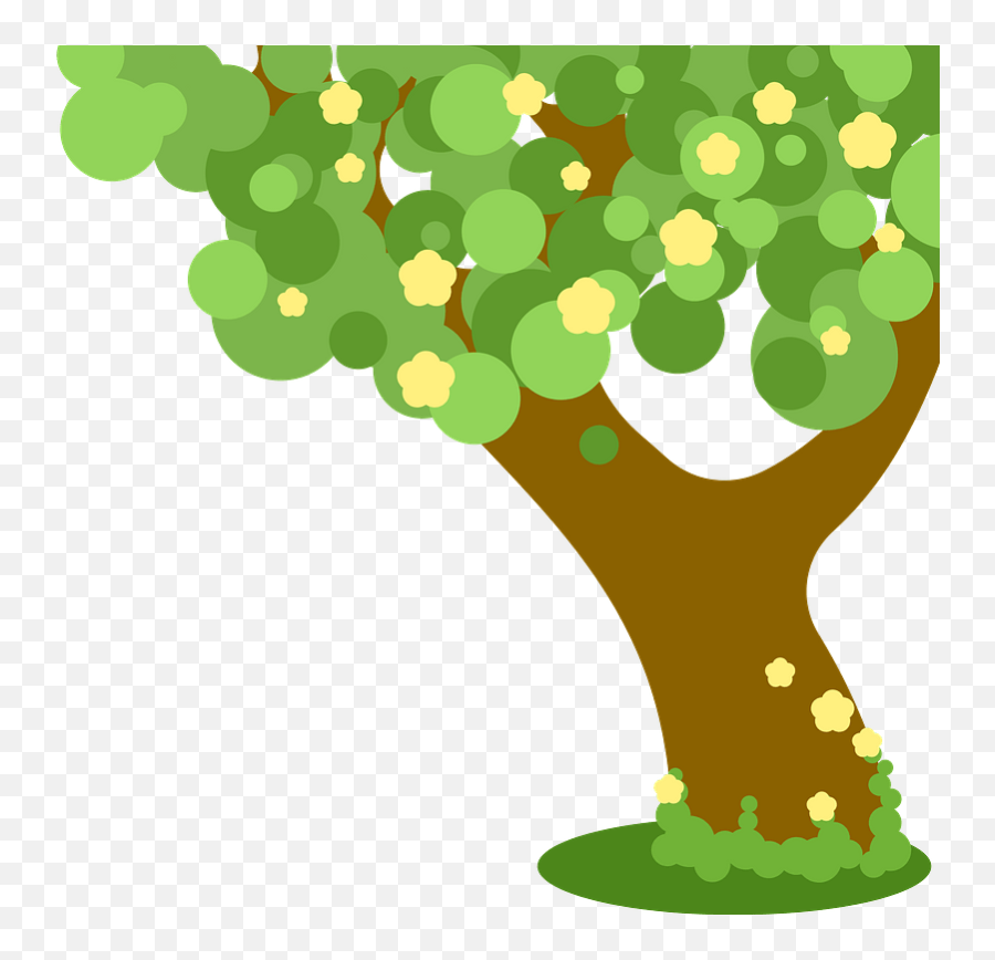 Blooming Tree Clipart Free Download Transparent Png - Dot Emoji,Tree Clipart Free