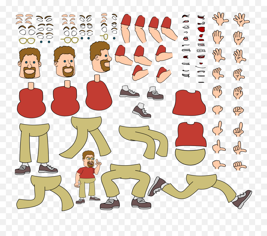 Kite Clipart Png - Cartoon Man Body Parts Emoji,Kite Clipart