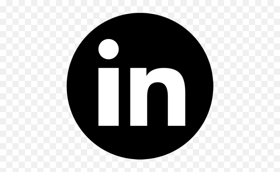 Linkedin Icon Vector White 164101 - Free Icons Library Round Linkedin Icon Black Emoji,Fsu Logo Vector